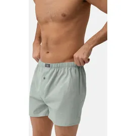 Danish Endurance Boxershorts American Boxers in blue/red mix | 4-Pack - Blau/Rot - M