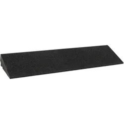 Bordsteinrampe Gummi 70mm LxBxH 80x25x7cm schwarz SZAGATO Schwellenrampe Auffahrhilfe Bordsteinkeile Auffahrrampe Bordsteinkanten Rampe Gummikeil