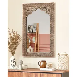 Beliani Wandspiegel PALI 60 x 90 cm Kupfer