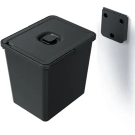 Prosperplast Abfalleimer 23 l Schwarz