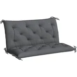 Outsunny Bankauflage 98 x 100 x 8 cm grau