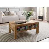 Massivmoebel24 Couchtisch Mango 90x60x40 mehrfarbig lackiert LOUNGE COLLECTION #11