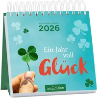 ArsEdition Mini-Wochenkalender Ein Jahr voll Glück 2026