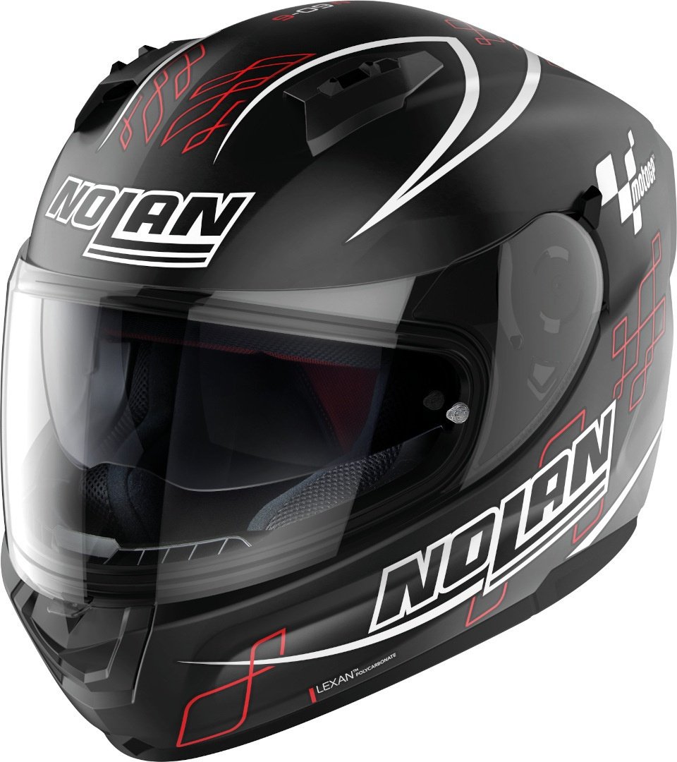 Nolan N60-6 MotoGP Helm, schwarz, Größe 2XL für Männer