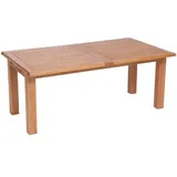 Merxx Comodoro Doppelausziehtisch 260 x 100 x 73 cm braun