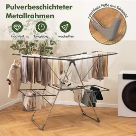 Costway Wäscheständer 2 m Silber