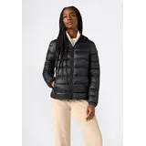 Champion Steppjacke "Light Outdoor Polyfilled Hooded Jacket", Damen, Gr. XXL (50/52), schwarz (nbk), Obermaterial: 100% Polyamid. Futter: 100% Polyester. Wattierung: 100% Polyester, Jacken Steppjacke, für sportliche Aktivitäten, mit Polyester-Wattierung