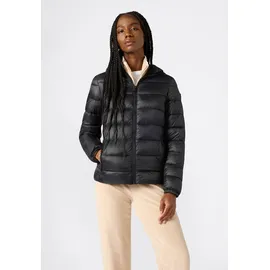 Champion Steppjacke "Light Outdoor Polyfilled Hooded Jacket", Damen, Gr. XXL (50/52), schwarz (nbk), Obermaterial: 100% Polyamid. Futter: 100% Polyester. Wattierung: 100% Polyester, Jacken Steppjacke, für sportliche Aktivitäten, mit Polyester-Wattierung
