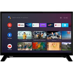 Toshiba 24WA2063DAZ 24 Zoll Fernseher/Android Smart TV (HD Ready, HDR, Triple-Tuner)