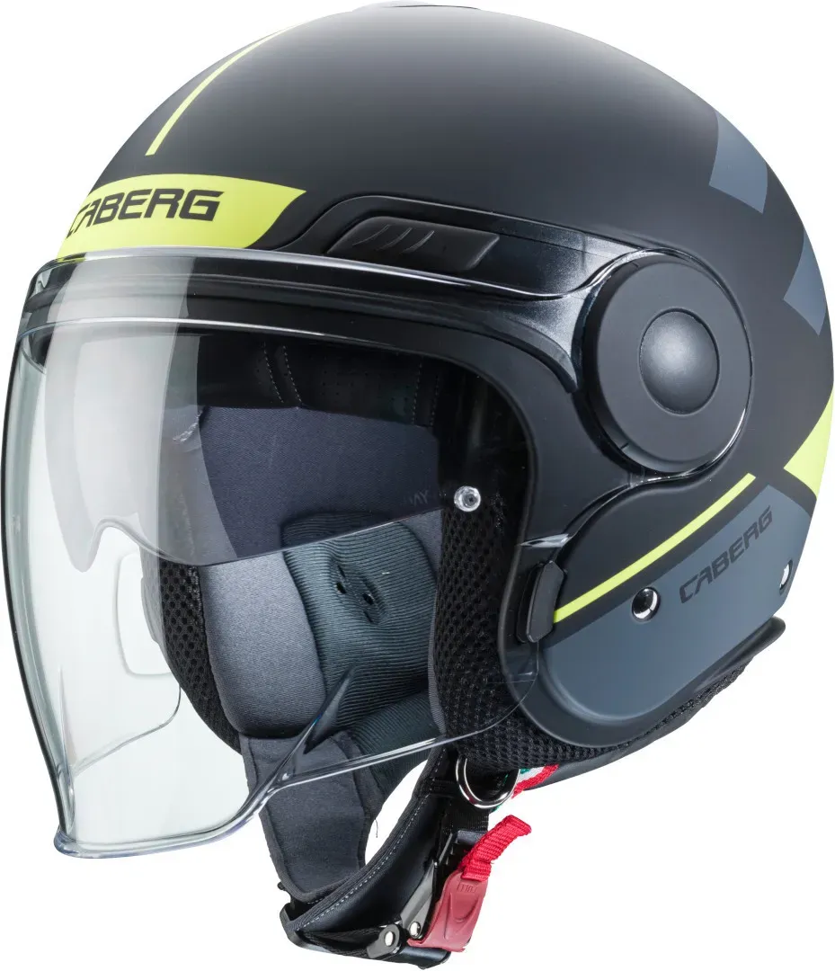 Caberg Uptown Loft Jethelm, schwarz-grün, Größe XS für Männer