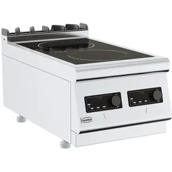Combisteel Elektroherd Induktion mit 2 Platten und 230V