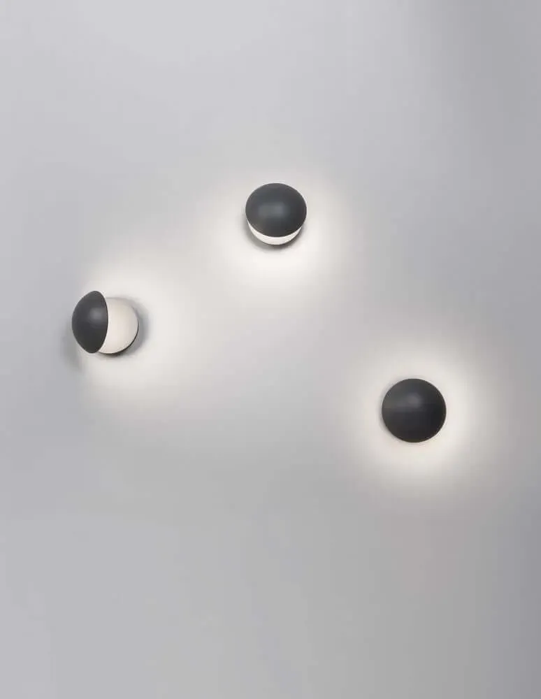 Agile LED Außenwandleuchte 3000K Dunkelgrau IP54