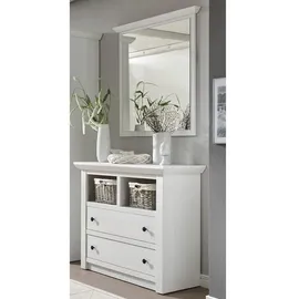 Lomadox WINGST-61 Garderoben-Set 244 x 206 x 45 cm weiß