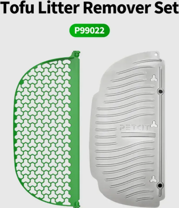 PETKIT Magnetischer Tofu-Katzentoiletten-Filterreiniger & Filter (P99022) + Magnetische Katzenstreuschaufel, kompatibel mit Pura MAX, Pura MAX 2 & PuroBot MAX PRO selbstreinigenden Katzentoiletten, geeignet für grobkörniges Klumpstreu