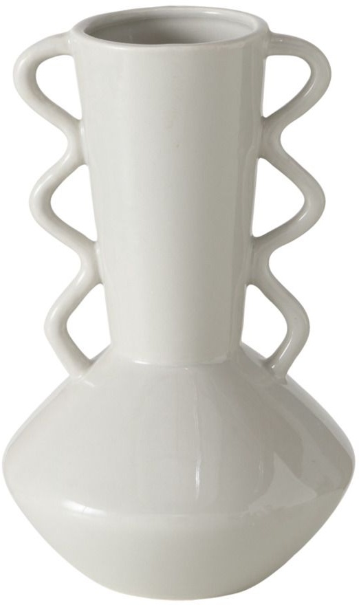 Vase MARTA (BHT 16x25x16 cm) - beige