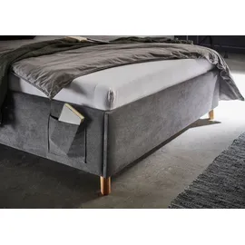 Meise Möbel Polsterbett Cool 120 x 200 cm anthrazit ohne Lattenrost