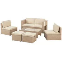 Juskys Salou Loungeset creme