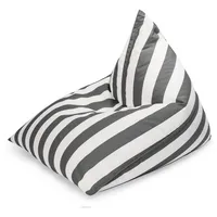 Sitting Point Sitzsack Calypso Santorin 300 l Anthrazit Streifen-Muster