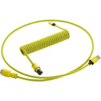 CableMod Pro Coiled Keyboard Cable USB-C zu USB Kabel 1,5 m USB A USB C Gelb