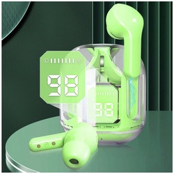 MOOHO Bluetooth Kopfhörer, Kabellose In-Ear-Kopfhörer Bluetooth-Kopfhörer (Noise Cancelling, Bluetooth 5,3, TWS Kopfhörer Wireless Kopfhörer Earbuds Headphones) grün