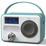 DAB-Radio Tragbar, Bluetooth-Lautsprecher, DAB Plus/DAB-Radio, FM-Radio, Netz- oder Batteriebetrieben, tragbarer Bluetooth-Lautsprecher, USB-Aufladung für 10 Stunden Wiedergabe