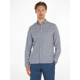 Tommy Hilfiger Langarmhemd »1985 OXFORD GINGHAM RF SHIRT«, Gr. M - N-Gr, Carbon Navy / Optic White, , 86543446-M N-Gr