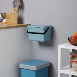 PLASTICOS TATAY Biomülleimer Küche 6 l Schwarz