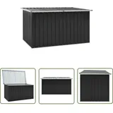The Living Store - Gartenbox Anthrazit 171x99x93 cm - Gartenbox - Stahltankstelle - Außenspeicherschrank - Gartendekoration - Auflagenbox