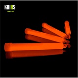 KNIXS 25er Pack Power-Knicklichter/Knicklicht (15cm) inkl. Spezialhaken und Befestigungsband - orange Leuchtend für Party, Festival, Outdoor oder als Dekoration