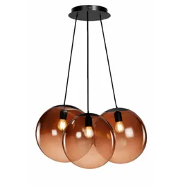 s.luce Orb Cluster 3-flg. 30 cm Rund Braun/Schwarz