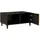 vidaXL Couchtisch Schwarz und Gold Mangoholz 80 x 50 x 40 cm