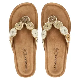 LAZAMANI Zehensteg Beige 38