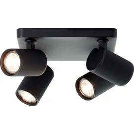 Brilliant Marty 4flg. schwarz 4x GU10