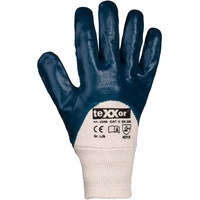 (144 Paar) teXXor Handschuhe Nitril-Handschuhe Strickbund 144 x beige/blau 9