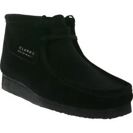 CLARKS Wallabee Boot Herren Schwarz 45