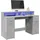 vidaXL Gaming-Tisch Betongrau