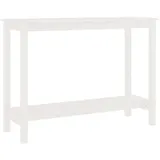 vidaXL Konsolentisch 110x40x80 cm weiß
