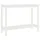 vidaXL Konsolentisch 110x40x80 cm weiß