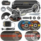 procraft industrial SAG125B-CD inkl. 1 x 4,0 Ah + Ladegerät + Koffer
