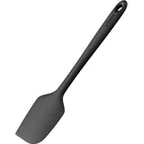 U-Taste 35,6cm Extra Großer Silikon Spatel: 250°C Hitzebeständiger Langer Flexibler Gummispatel für Schalen & Antihaft-kochgeschirr, Nahtloses Backen Teigschaber für Mischen Schaben Kochen (Schwarz)