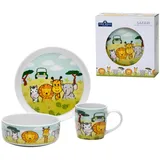 VAN WELL Kindergeschirr Set 3-teilig Safari
