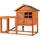 Wiltec Kaninchenstall 122 x 63 x 92 cm braun