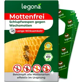 legona-de Schlupfwespen gegen Wachsmotten