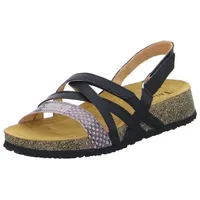THINK! Riemchensandale KOAK DAMEN in Schwarz/Kombi | Gr.: 39