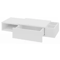 Matkam Möbel Ablagekonsole Weiß, 90x17x30 cm, Wohnzimmer, Wohnzimmertische, Konsolentische