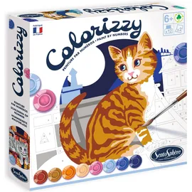 Sentosphère Colorizzy Malen nach Zahlen 3 St. Katzen