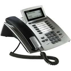 AGFEO ST 42 IP - IP-Telefon - Silber - Kabelgebundenes Mobilteil - Tisch/Wand - 1000 Eintragungen - 210 mm