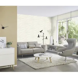 Rasch Textil Vliestapete Uni Sky Lounge 10,05 x 0,53 m 608618 gold