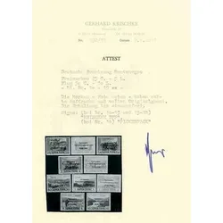 Die Briefmarken-Serie "Nationaler Verwaltungsausschuss" Montenegro, Michel-Nr.: 10-19, postfrisch