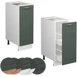 Vicco Apothekerschrank Fame-Line 30 x 0 x 0 cm Grün-Gold